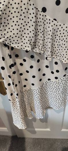 polkadot midi skirt