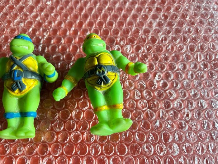 Vintage 1990s Teenage Mutant Ninja Turtles Fridge magnet figures