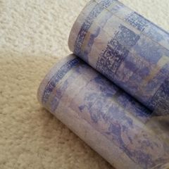 X3 Vinyl Borders - Blue & Silver.