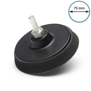 GP12012 PSA Self Stick Backing Pad, M6 thread with drill attachment / Sanding, Polishing Backer / 3 inch