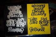 Die cutting words:- Get Well Bundle
