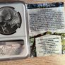 2021 Cook Islands Alabama Yellowhammer 1oz Silver Coin NGC MS70 - 7K State Animal Series Image 2