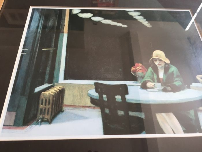 Print - Edward Hopper, Automat
