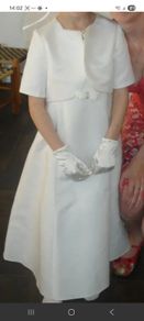 Communion/flowergirl dress -ivory