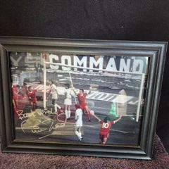 Liverpool Signed & Framed Phil Neal Photo (1984 European Cup Final) + COA
