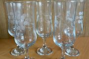 Vintage Duiske Glass Company Wine Glasses