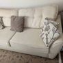 3 seater cream sofa for sale Image 6