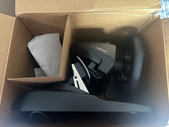 Logitech G923 steering wheel and pedals