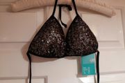 H&amp;M sequined bikini bra