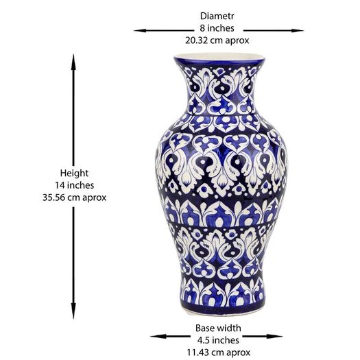Handmade and Hand Painted Ceramic Flower Vase | Warehouse Clearance | Massive Discount | Bargain price