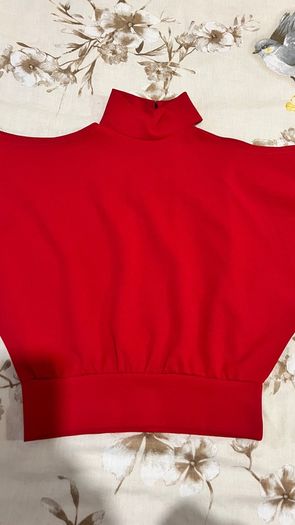 red blouse