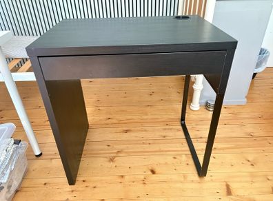 black study desk