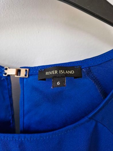 Blue short sleeve top (River Island)