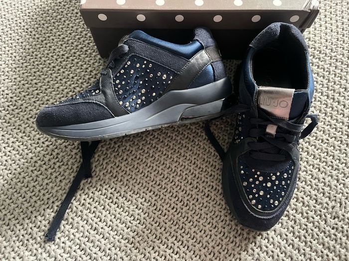 Liu Jo navy shoes trainers 37 4