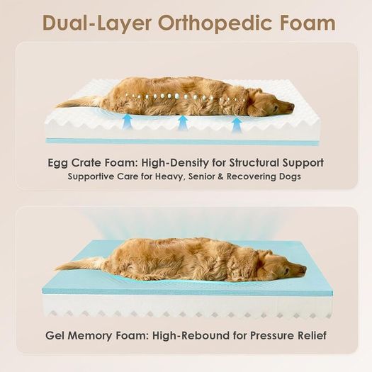 Memory Foam Orthopedic Dog Bed Medium Waterproof - Brand New Sealed