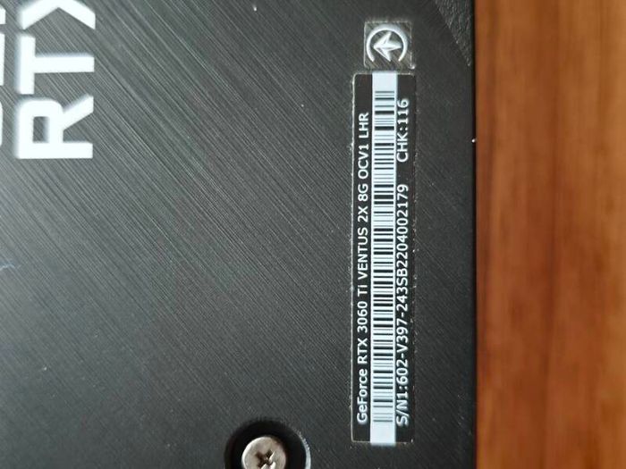 MSI 3060ti ventus 2x 8gb oc