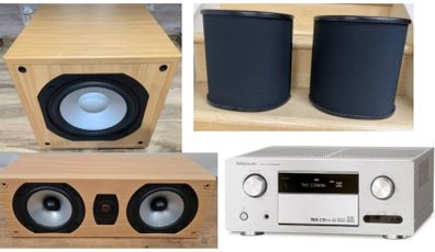 Monitor Audio BFX Surrounds. Bronze Centre, FB 110 Sub + Marantz SR 7500 AV Amp
