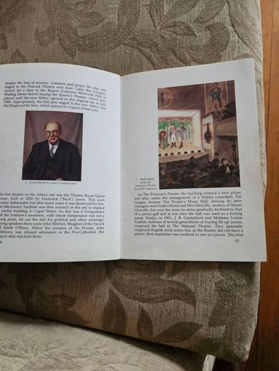 Pictures At The Abbey. The Collection Of The Irish National Theatre. By Lennox Robinson & Michael O' Haodha. First Edition Paperback In Good Condition.  See Photos For Same.