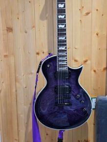 ESP LTD Ec-1000 QM SeeThru Purple Burst