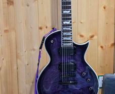 ESP LTD Ec-1000 QM SeeThru Purple Burst