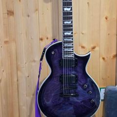 ESP LTD Ec-1000 QM SeeThru Purple Burst