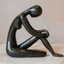 Sitting Lady - Bronze Image 2