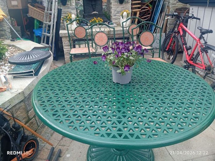 Vintage garden furniture