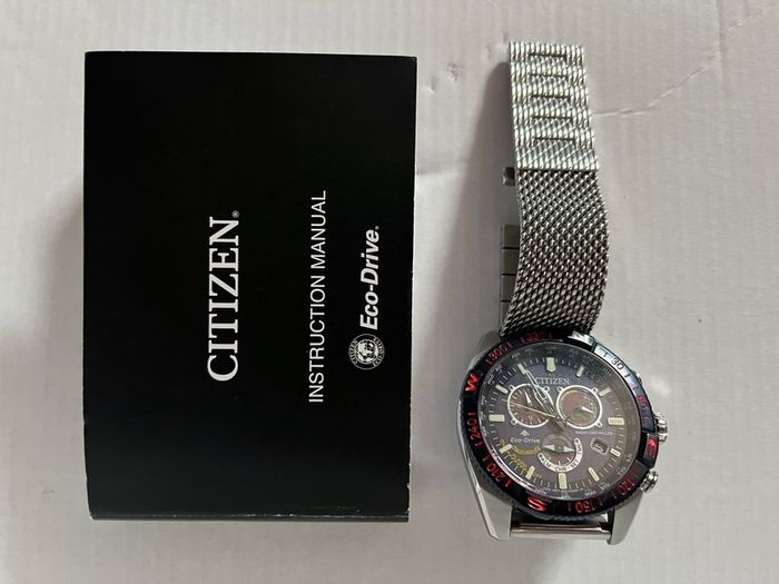 Citizen Mens Promaster Navihawk Blue Angels Eco-drive Watch Solar Powered