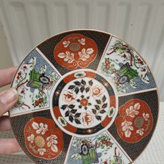 Imari rickshaw and phoenix plate