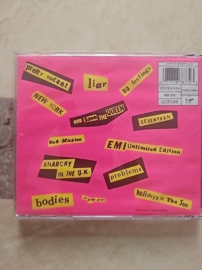 Sex Pistols CD  - Never Mind The Bollocks
