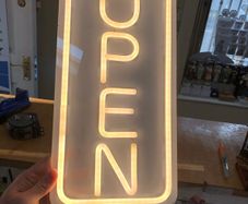Large OPEN Neon Sign for Businesses and Shops