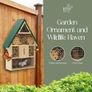Eco-Friendly Bee House | Bug Hotel for Bees, Butterfly, Insect | Kid Friendly Weather Resistant Hanging Bee Hotel Bamboo Nesting Habitat | Bug House Garden Decor & Nature Gifts for Kids Image 6