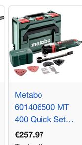 Metabo 601406500 MT 400 Quick