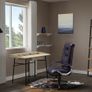 Adjustable High-Back Executive Office Chair, Faux Leather Large Seat Computer Desk Chair, Ergonomic Design Seat Height, Synchro Tilt Mechanism Image 2
