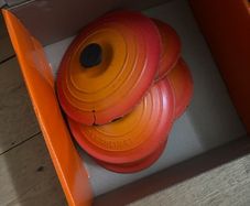 Vintage Le Creuset saucepan lids