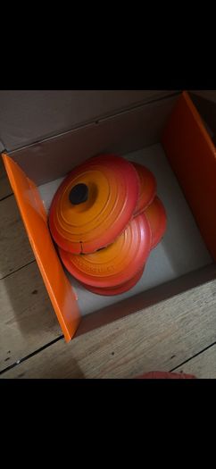 Vintage Le Creuset saucepan lids