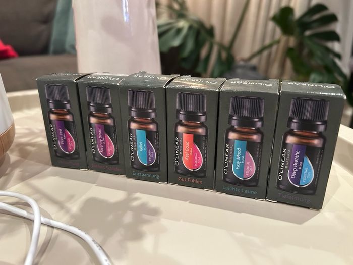 Essential Oil Diffuser and Lamp + Oils