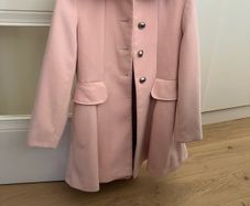 Monsoon girls pink coat aged 11-12