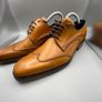 Barker Brooke Brogue Shoe - Cedar Calf - Size-UK 7.5 EU 41.5 - Made in England Image 2