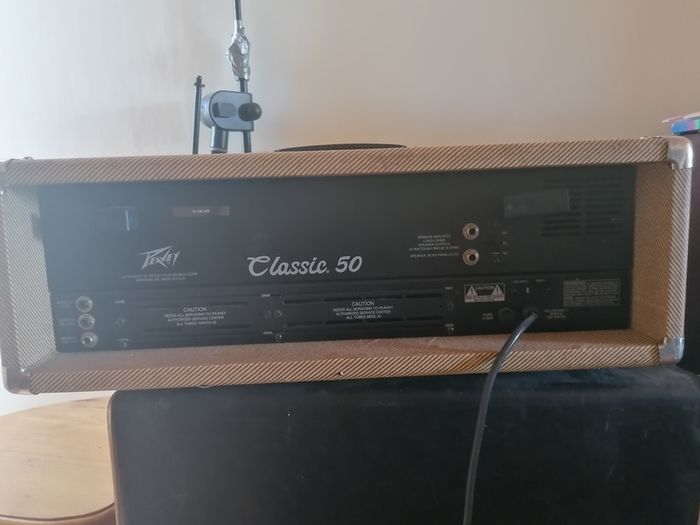 Peavey Classic 50 Electric Guitar Tube Amplifier Amp Head