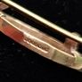 Vintage 9ct yellow gold Half sovereign coin holder brooch Image 3