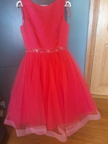 Red confirmation Dress