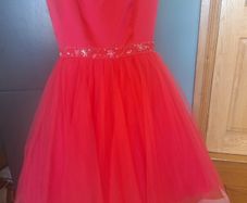 Red confirmation Dress
