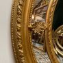 FLASH SALE ! Was 550 now 475 ! Large Ornate Gilt Wood Oval Mirror. A Statement Piece. Image 3