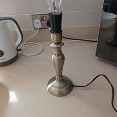 Brass Style Table Lamp Without  Shade.  New