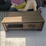 Rustic industrial coffee table Image 2