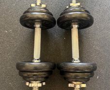 2 x 10KG Adjustable Dumbbells