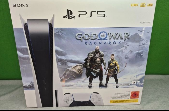 PS5 Disc Edition Brand New Condition ( Barely Used) With Box