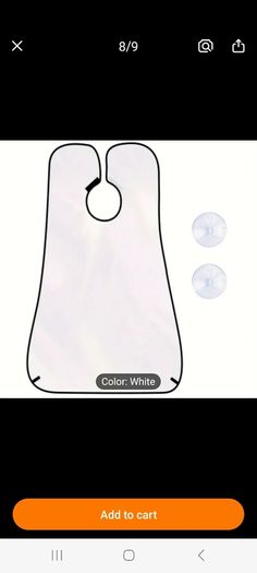 Apron for shaving