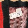 River Island Cardigan L Leopard Print Belted Open Front Red Black Boho Statement NEW good for Party concert Image 2